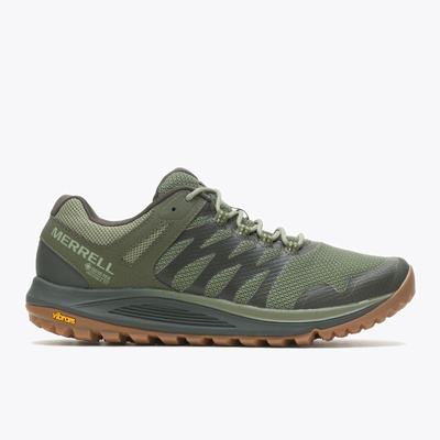 Merrell Nova 2 GORE-TEX® Wide Width Trailskor Herr LjusOlivgröna (SE162940)